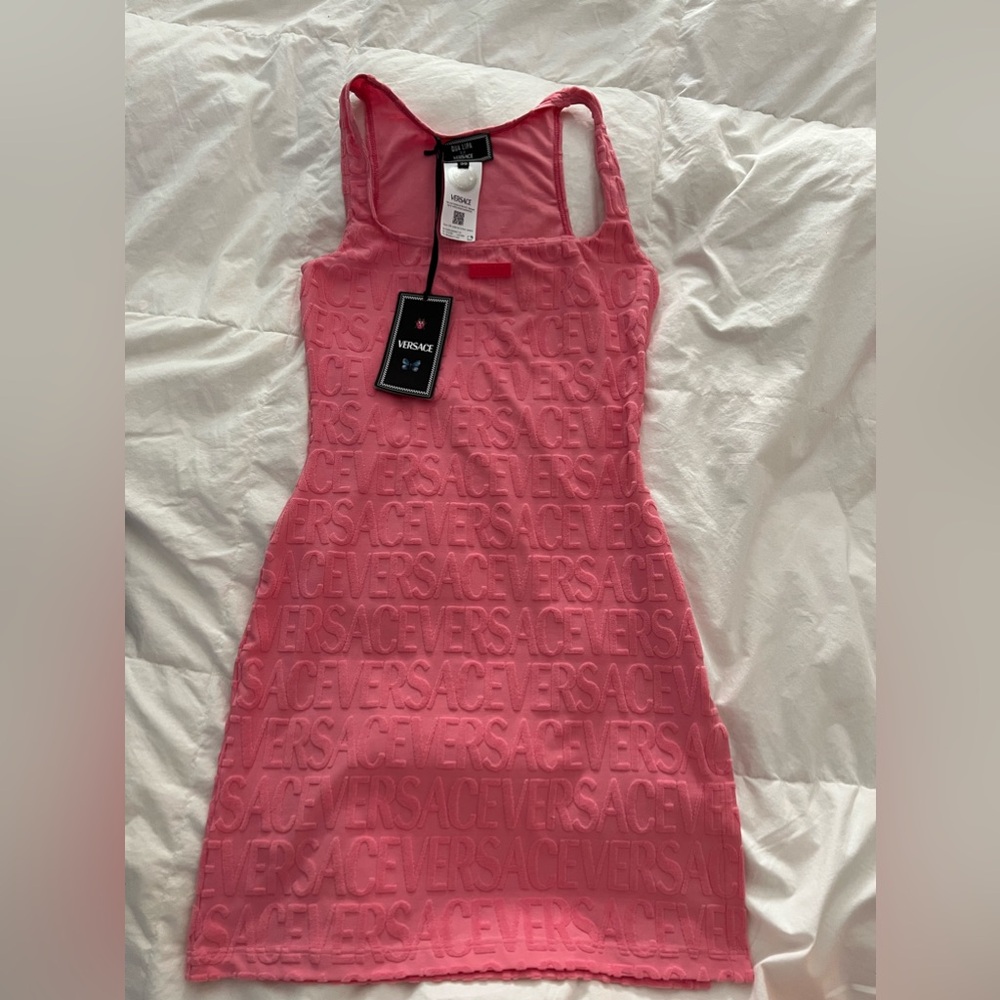 Brand new Versace pink dress